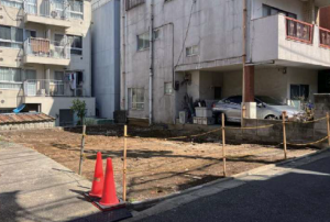 新宿区早稲田鶴巻町、土地の外観画像です