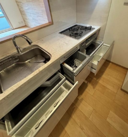 江東区深川、マンションのキッチン画像です
