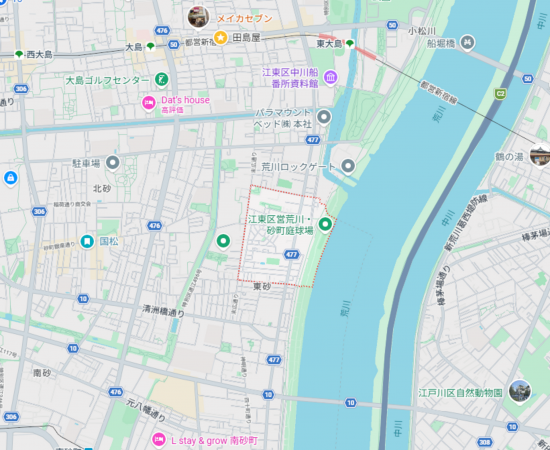 江東区東砂、新築一戸建ての画像です