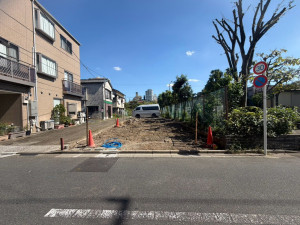江東区大島、土地の前面道路を含む現地写真画像です