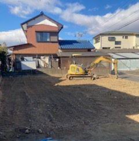 鈴鹿市寺家、土地の外観画像です
