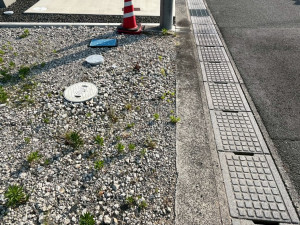 鈴鹿市江島本町、土地の前面道路を含む現地写真画像です
