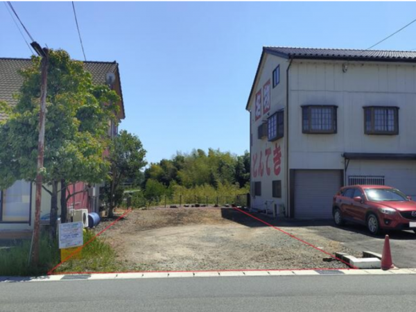 鈴鹿市自由ヶ丘、土地の間取り画像です