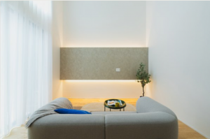 鈴鹿市中旭が丘、新築一戸建ての居間画像です