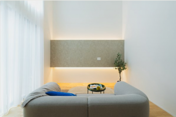 鈴鹿市中旭が丘、新築一戸建ての居間画像です