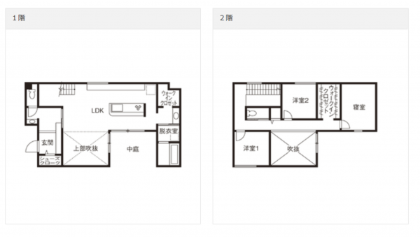 鈴鹿市中旭が丘、新築一戸建ての間取り画像です