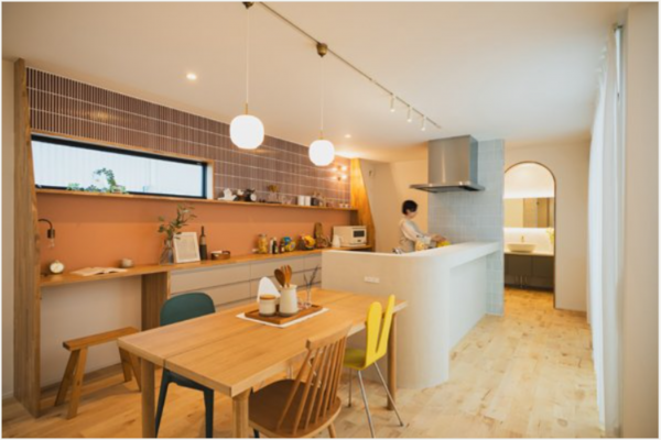 鈴鹿市中旭が丘、新築一戸建てのキッチン画像です