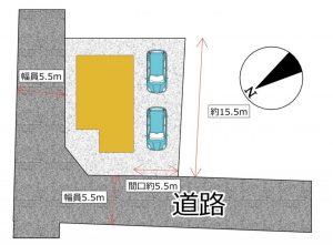 鈴鹿市寺家、中古一戸建ての間取り画像です