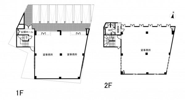 鈴鹿市算所、収益物件/店舗の間取り画像です