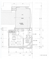鈴鹿市野町西、収益物件/店舗事務所の間取り画像です