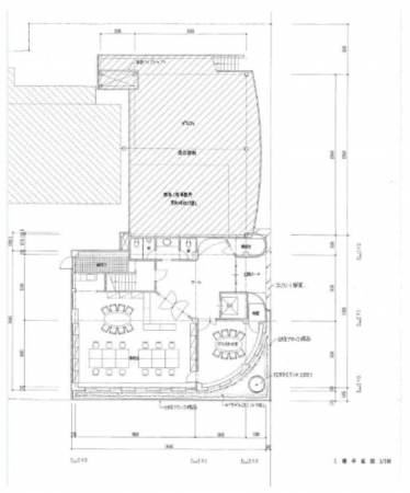 鈴鹿市野町西、収益物件/店舗事務所の間取り画像です