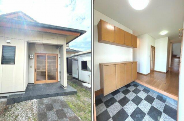 鈴鹿市神戸、中古一戸建ての玄関画像です