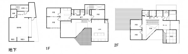 鈴鹿市江島町、中古一戸建ての間取り画像です