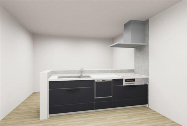 鈴鹿市桜島町、中古一戸建てのキッチン画像です