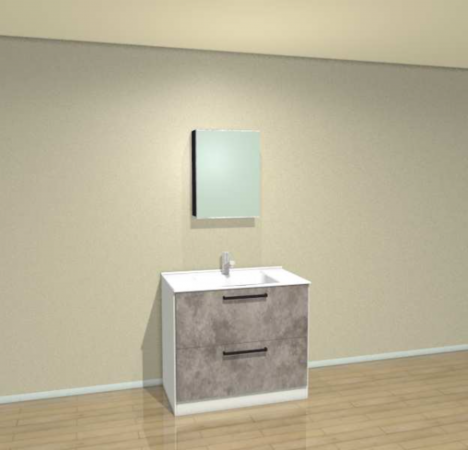 鈴鹿市桜島町、中古一戸建ての洗面画像です