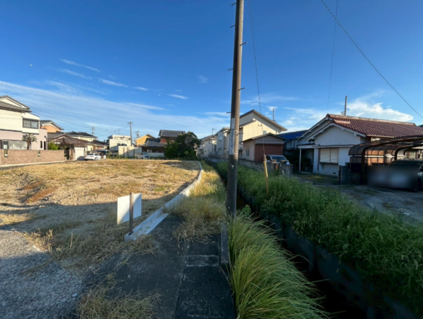 鈴鹿市十宮、土地の外観画像です