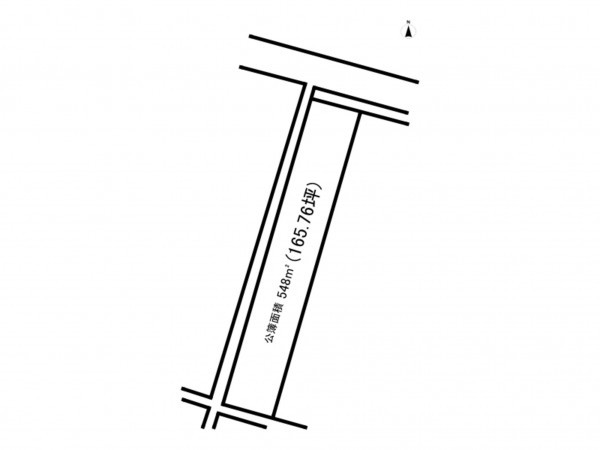 鈴鹿市池田町、土地の間取り画像です