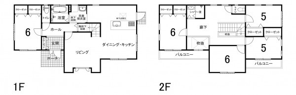 鈴鹿市竹野、中古一戸建ての間取り画像です