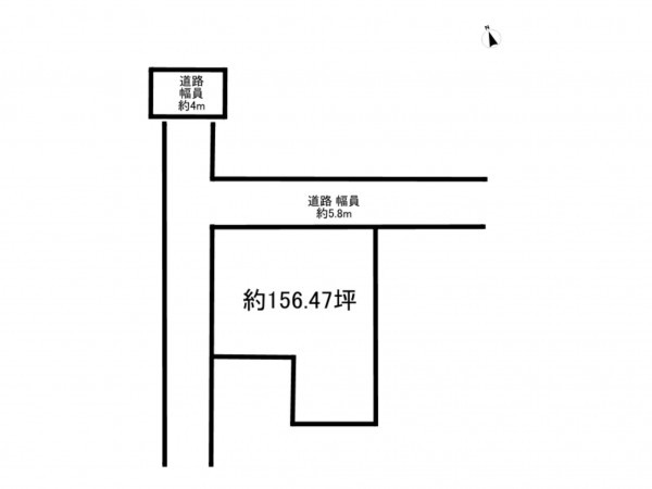 鈴鹿市磯山、土地の間取り画像です