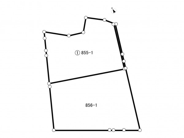 鈴鹿市長澤町、土地の間取り画像です