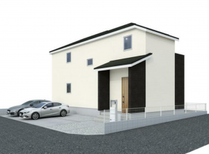 鈴鹿市長太新町、新築一戸建ての完成予想図（外観）画像です