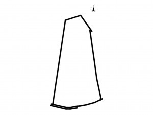 鈴鹿市大池、土地の間取り画像です