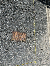 鈴鹿市東磯山、土地の前面道路を含む現地写真画像です