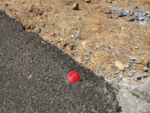鈴鹿市稲生、土地の前面道路を含む現地写真画像です