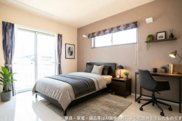鈴鹿市稲生塩屋、中古一戸建ての寝室画像です