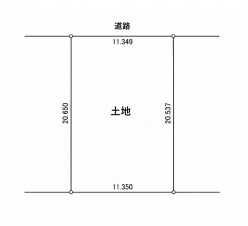 鈴鹿市西条、土地の画像です
