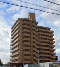 宇部市東新川町、マンションの外観画像です