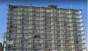 宇部市文京町、マンションの外観画像です
