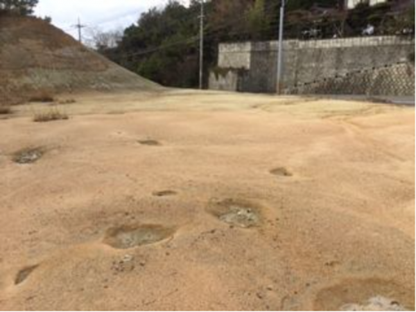 宇部市大字西岐波、土地の外観画像です