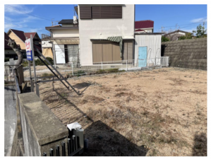 宇部市則貞、土地の外観画像です