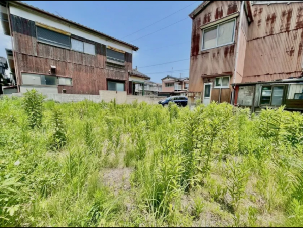 宇部市草江、土地の外観画像です