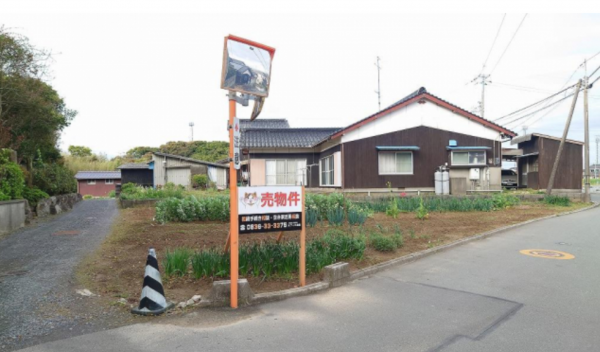 宇部市大字東岐波、土地の外観画像です