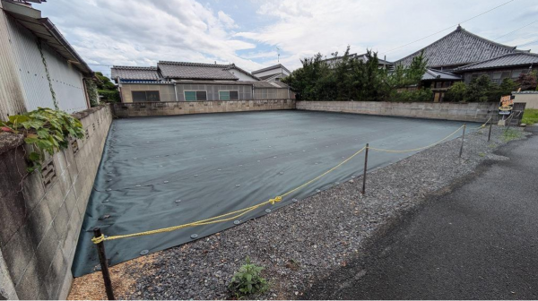 宇部市大字東岐波、土地の外観画像です