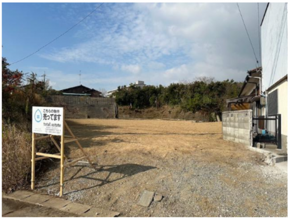 宇部市大字西岐波、土地の外観画像です