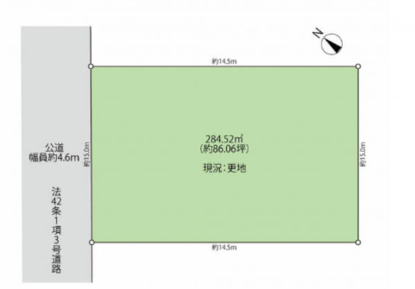 宇部市大字船木、土地の画像です