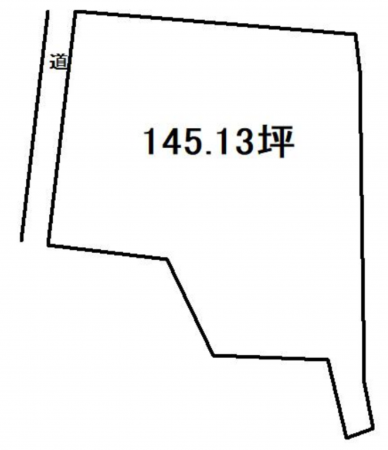 宇部市大小路、土地の画像です