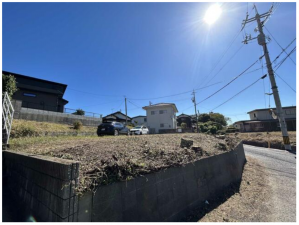宇部市大字西岐波、土地の外観画像です
