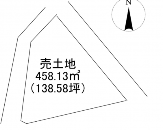 宇部市上条、土地の画像です