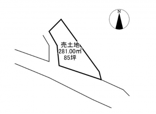 宇部市大字東岐波、土地の画像です