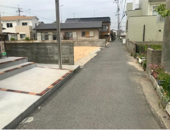 宇部市昭和町、土地の外観画像です