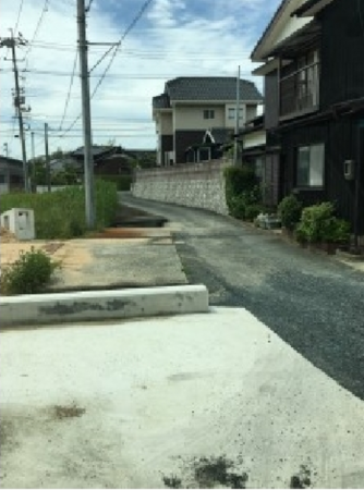 宇部市恩田町、土地の外観画像です