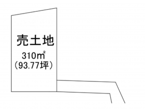 宇部市上野中町、土地の画像です