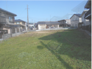 宇部市野原、土地の外観画像です