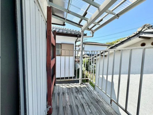 宇部市今村北、中古一戸建てのバルコニー画像です
