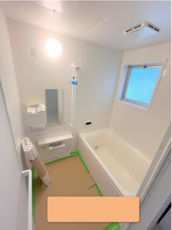 宇部市大字際波、中古一戸建ての風呂画像です