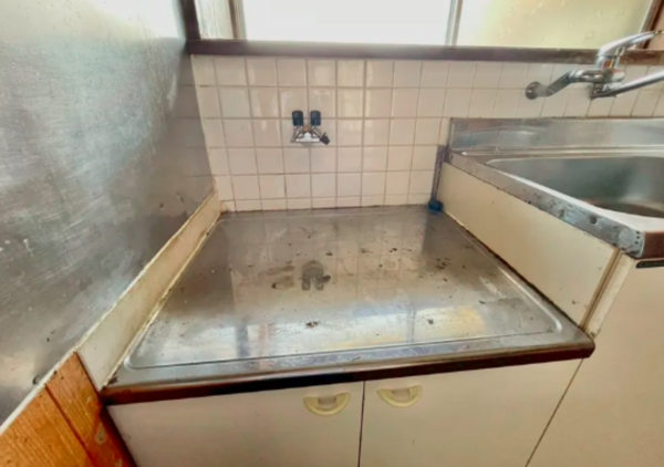 宇部市東梶返、中古一戸建てのキッチン画像です